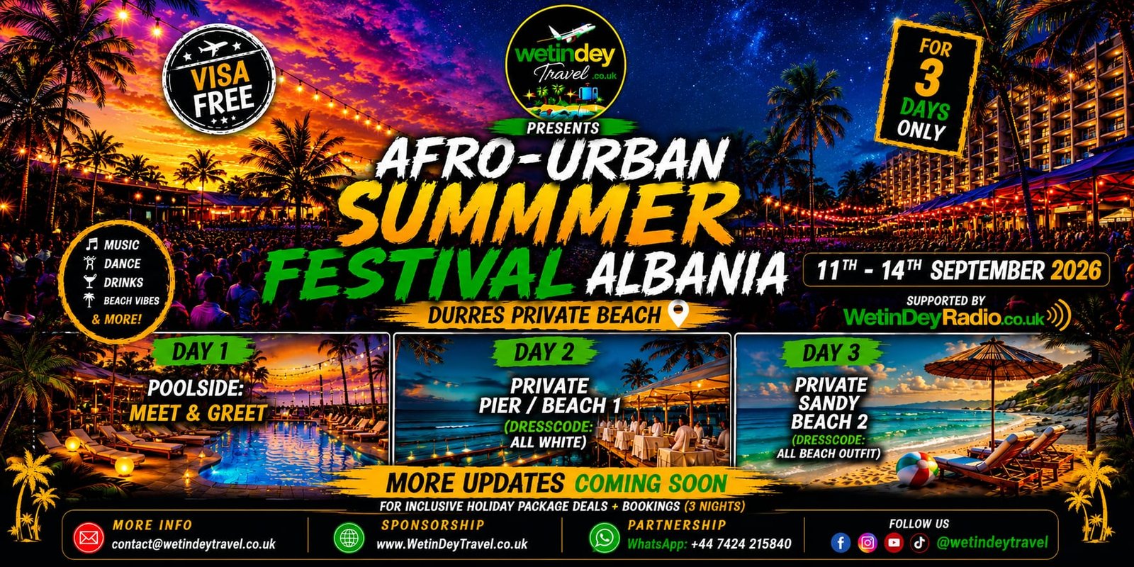 AFRO-URBAN SUMMER FESTIVAL ALBANIA 2026