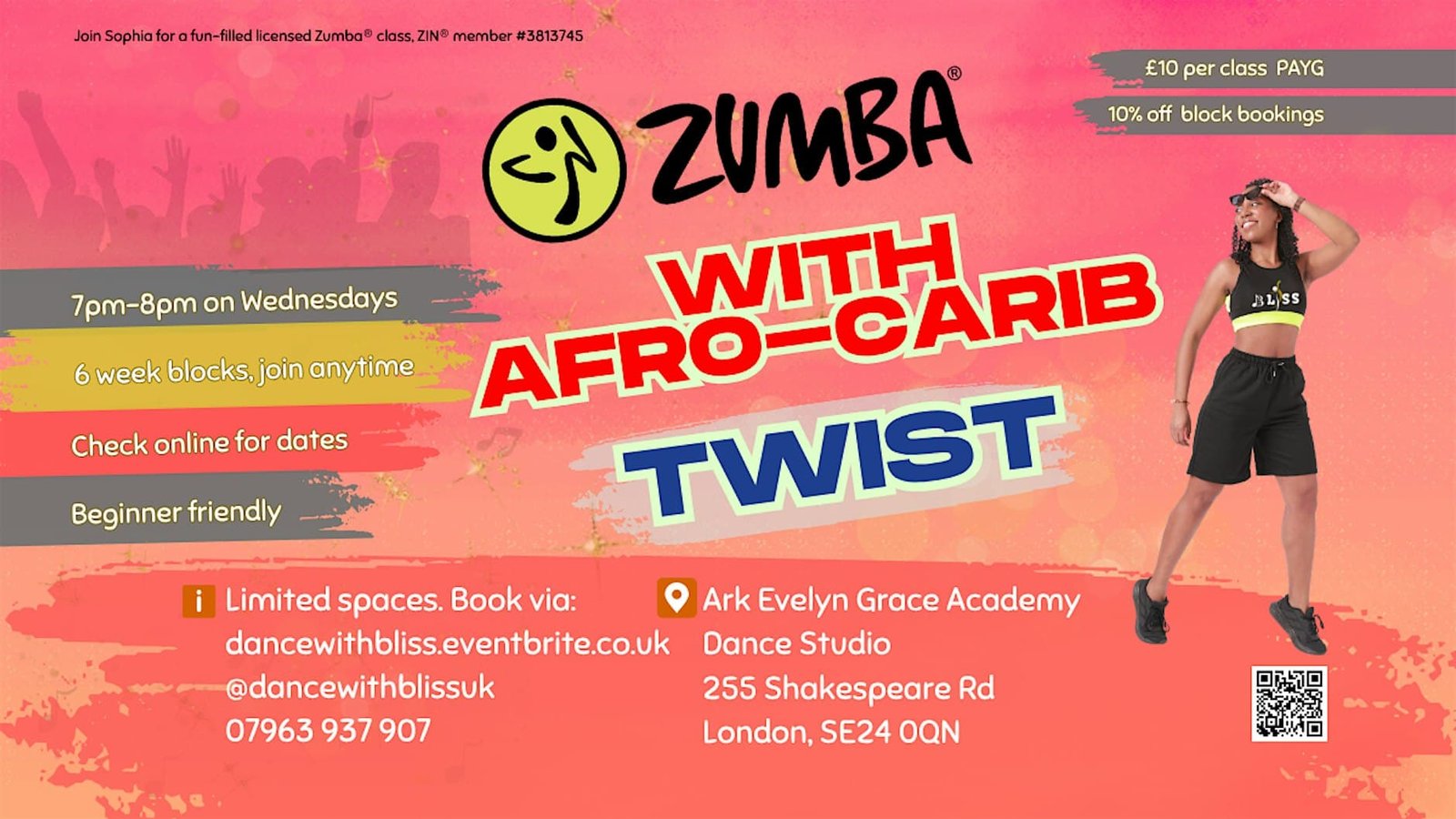 Zumba with an Afro-Carib twist