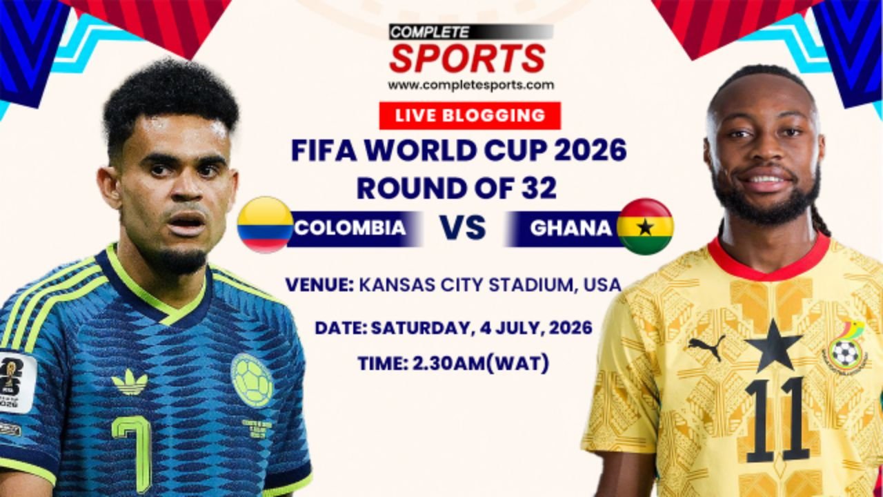 Colombia Vs Ghana Live Blogging – FIFA World Cup 2026 (Round of 32)