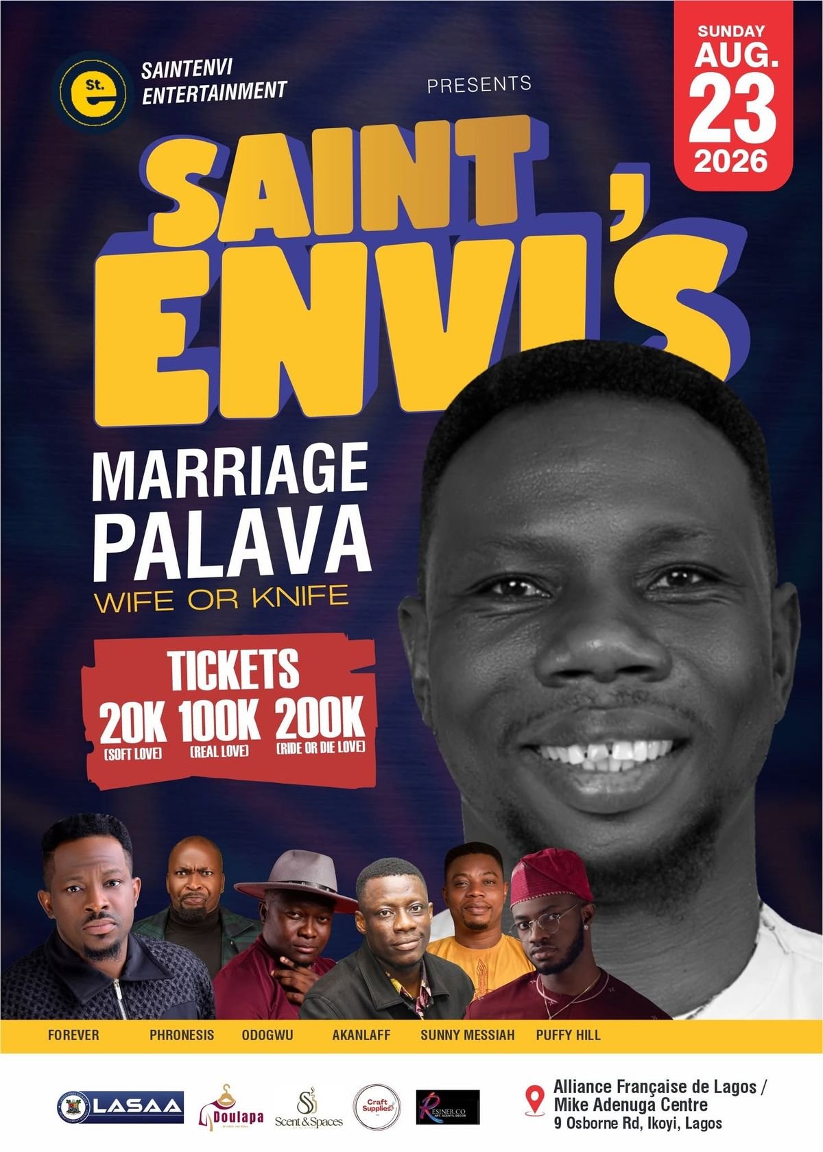 SAINTENVIS MARRIAGE PALAVA COMEDY SHOW: A Night of Laughter and Love