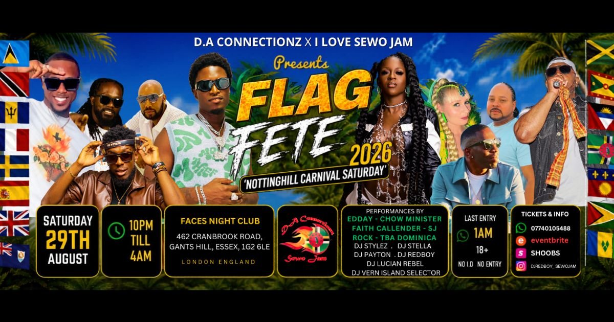 Flag Fete London: Notting Hill Carnival 2026