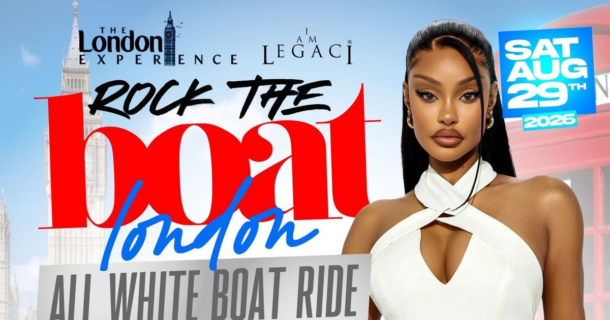 Rock The Boat London: All White Boat Ride Party