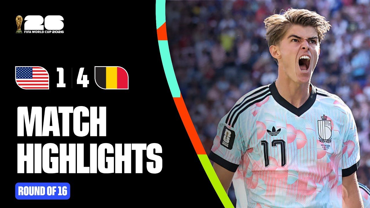 Belgium Outclass USA World Cup
