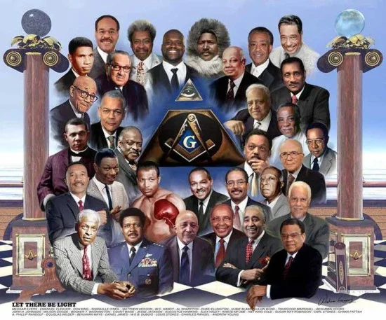 Let There Be Light by Wishum Gregory, African American Freemasons